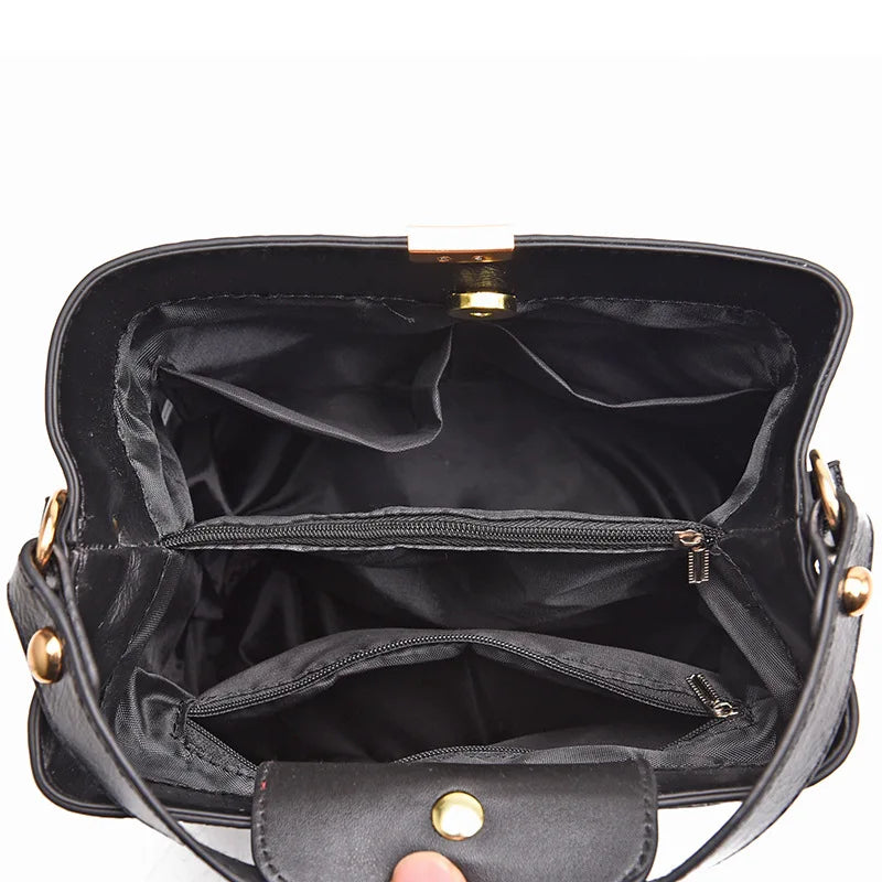 Yogodlns Retro Alligator Bucket Bags for Women Clean Vanilla Store