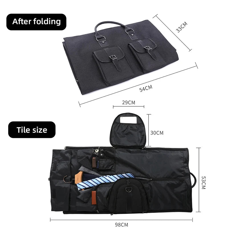 Large Capacity Men's Hand Luggage Bag XM137 Clean Vanilla Store