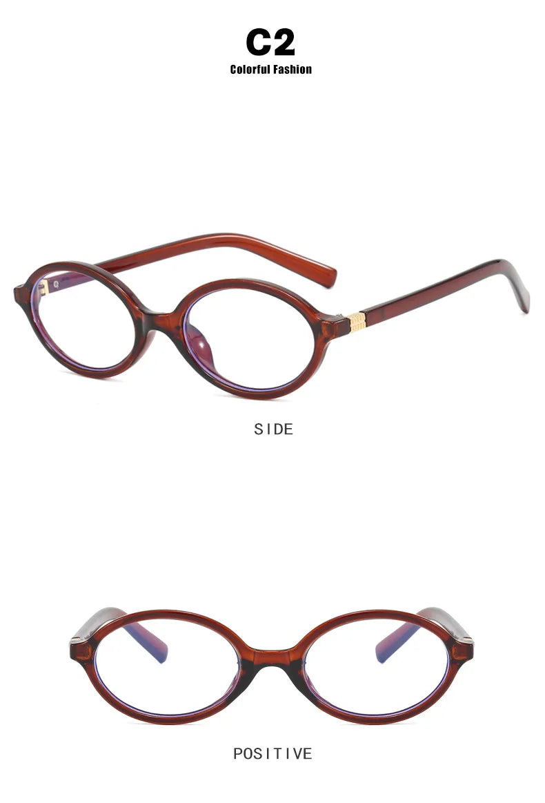 Vintage Oval Sunglasses for Women UV400 Luxury Clean Vanilla Store