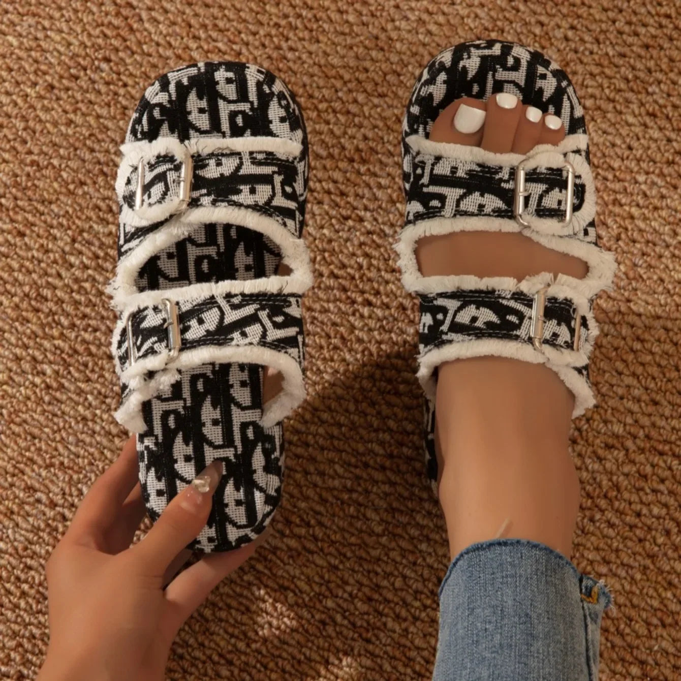 Luxury Platform Slides for Women - Big Size Clean Vanilla Store