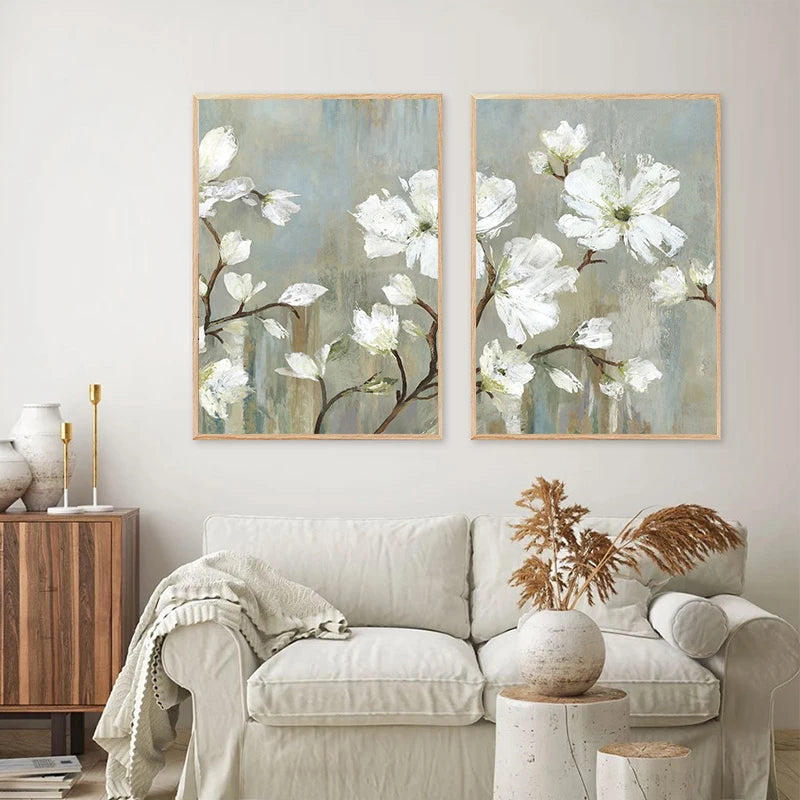 Minimalist Apple Tree Canvas Art Set for Home Decor 3Pcs/Set Clean Vanilla Store