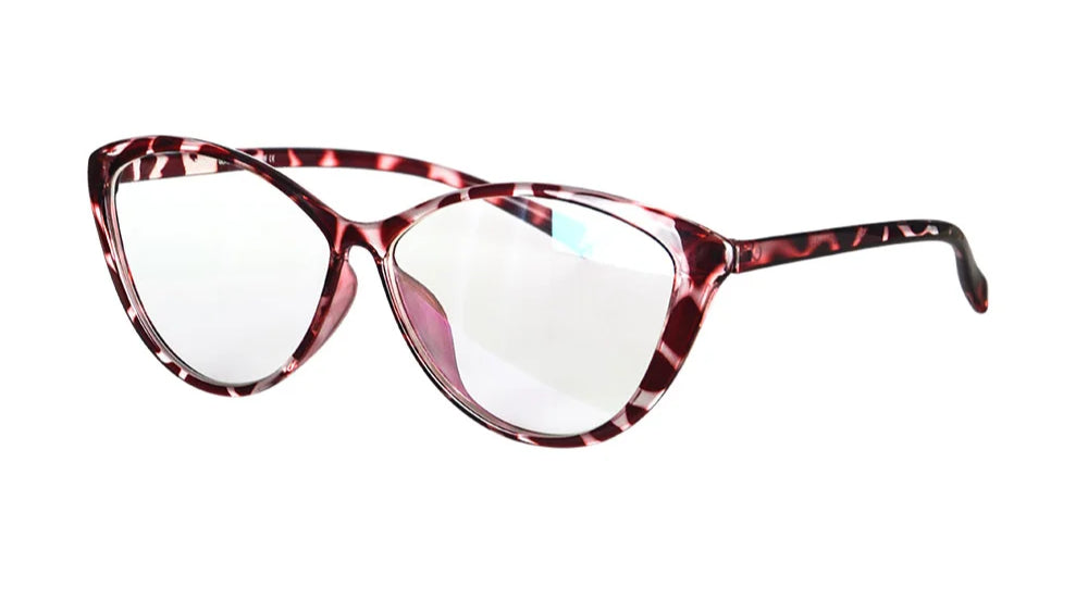 SHINU Women Cat Eye TR90 Anti Blue Light Glasses Clean Vanilla Store