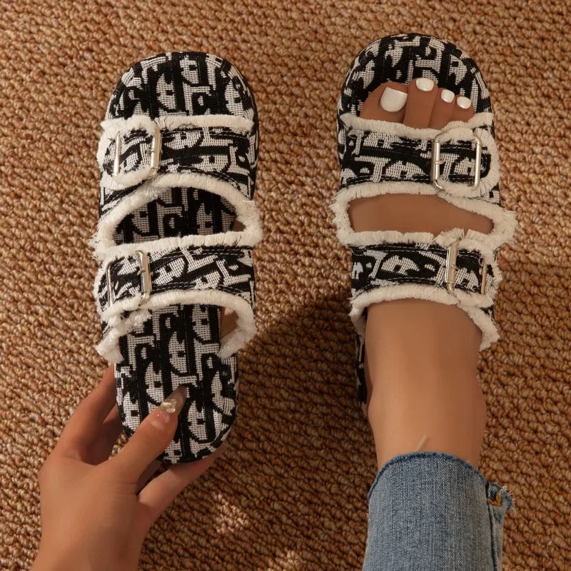 Luxury Platform Slides for Women - Big Size Clean Vanilla Store