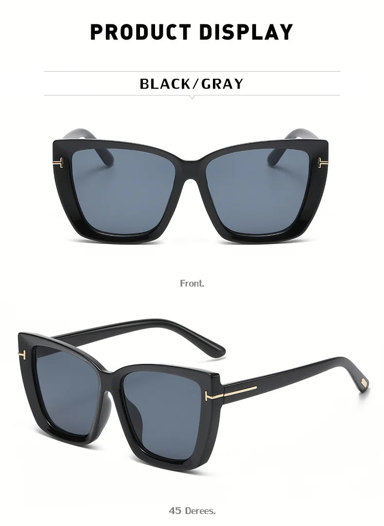 Brand Designer Cat Eye Sunglasses Women Vintage 2024 Clean Vanilla Store