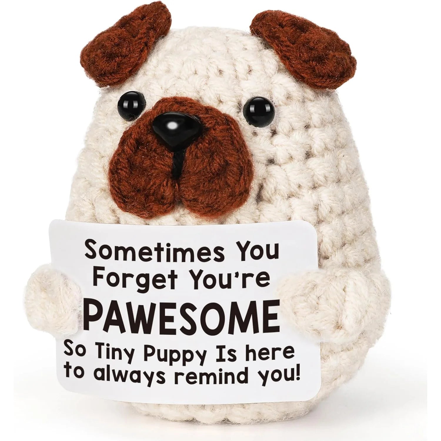 Funny Crochet Positive Energy Puppy Doll Gift Clean Vanilla Store