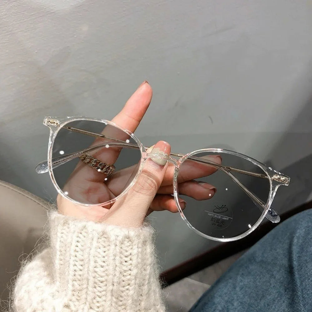 Fashion Photochromic Anti Radiation Eyeglasses Clean Vanilla Store