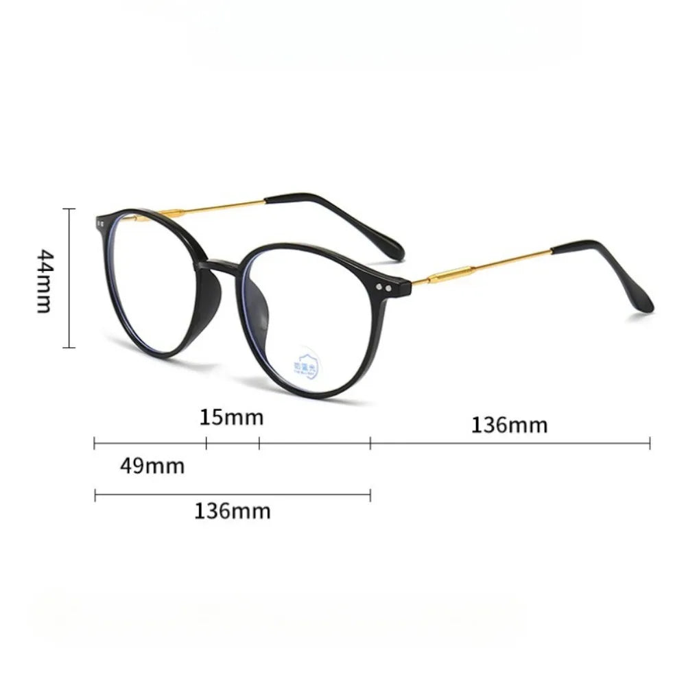 Fashion Photochromic Anti Radiation Eyeglasses Clean Vanilla Store