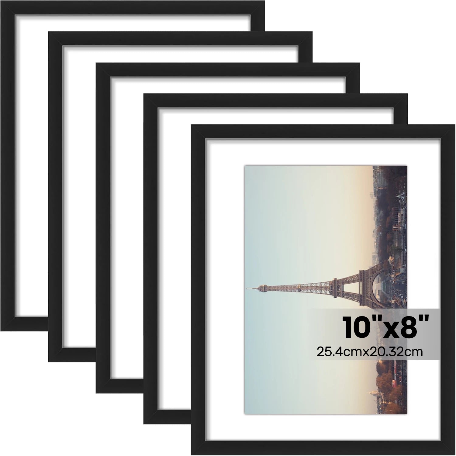 Versatile Photo Frames In Different Sizes Black Modern Design Clean Vanilla Store