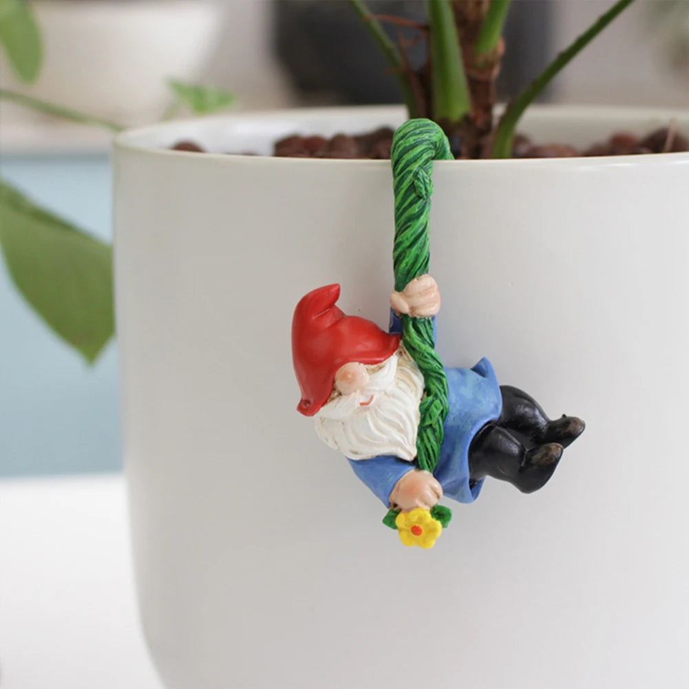 Whimsical 3Pcs Dwarf Pendant Statues for Gardens Clean Vanilla Store