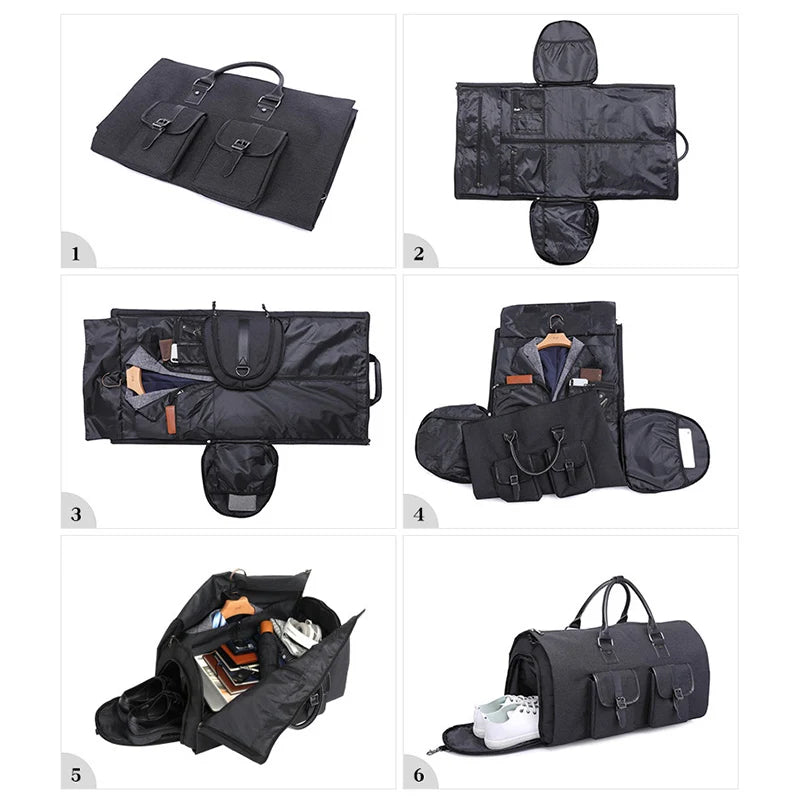 Large Capacity Men's Hand Luggage Bag XM137 Clean Vanilla Store