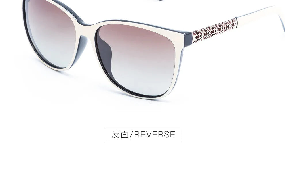 New Fashion TR Memory Frame Polarizing Sunglasses for Women Clean Vanilla Store
