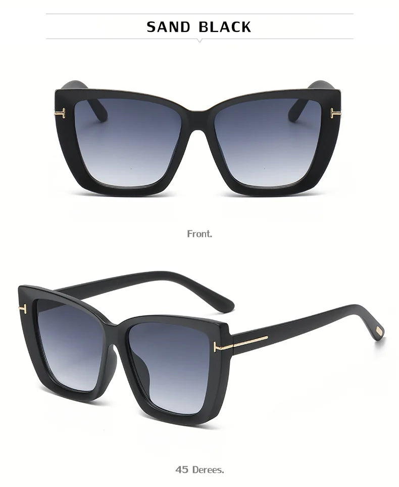 Brand Designer Cat Eye Sunglasses Women Vintage 2024 Clean Vanilla Store