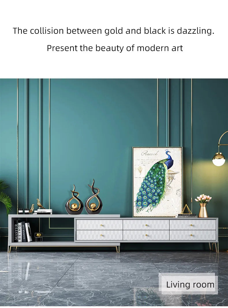 Nordic Luxury Abstract Living Room Statue Gift Clean Vanilla Store