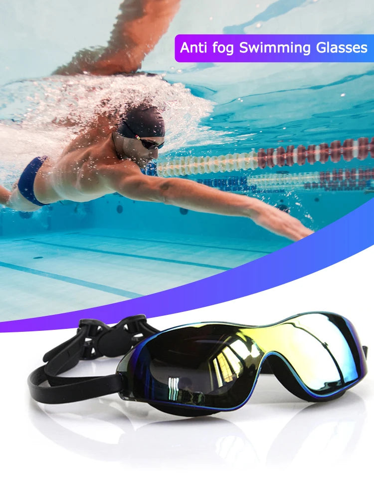 Adjustable Swimming Goggles No Leaking Eyewear Clean Vanilla Store