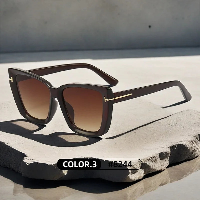 Brand Designer Cat Eye Sunglasses Women Vintage 2024 Clean Vanilla Store