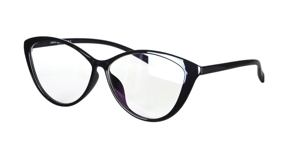 SHINU Women Cat Eye TR90 Anti Blue Light Glasses Clean Vanilla Store