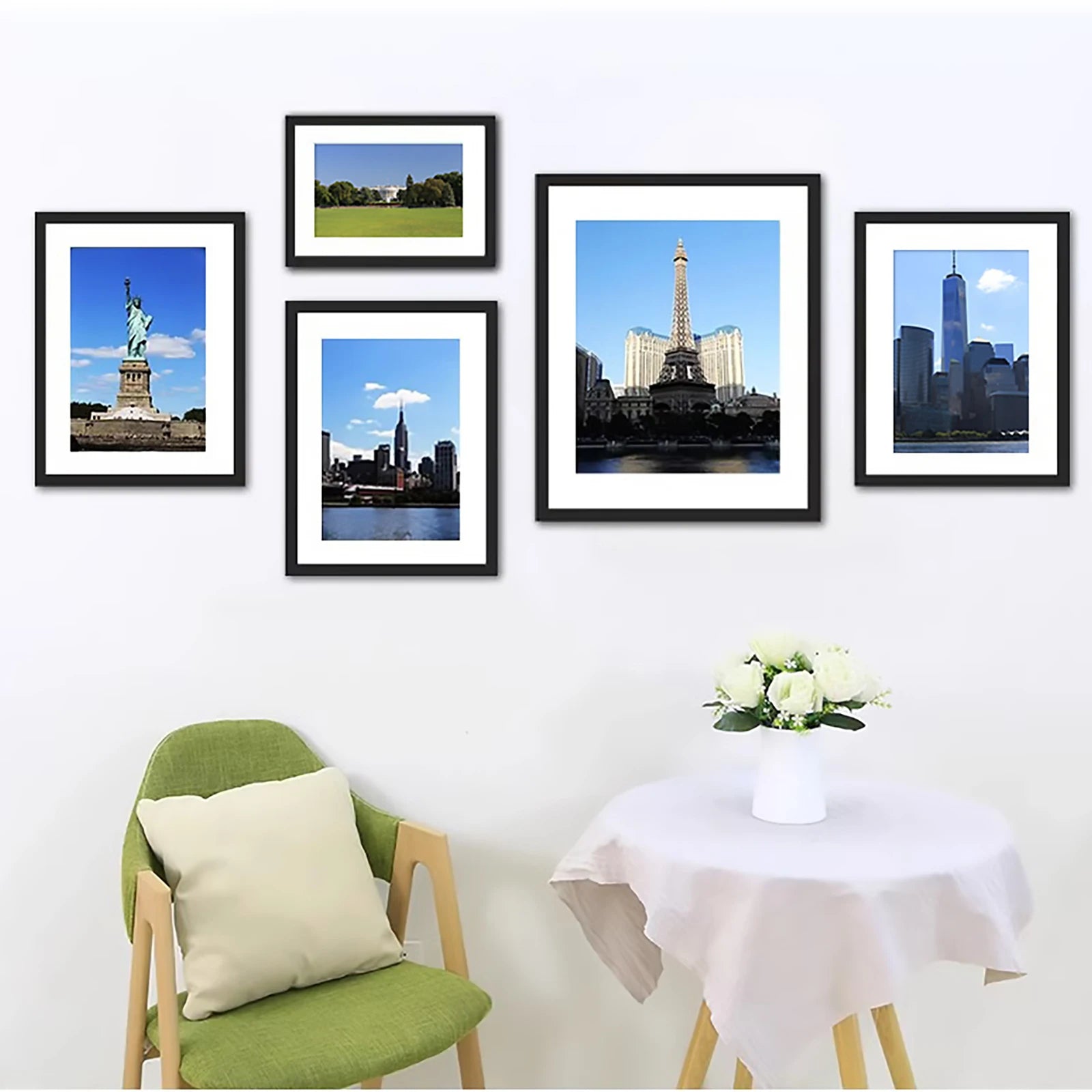 Versatile Photo Frames In Different Sizes Black Modern Design Clean Vanilla Store