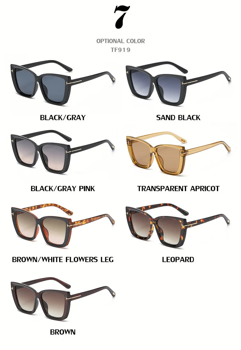 Brand Designer Cat Eye Sunglasses Women Vintage 2024 Clean Vanilla Store