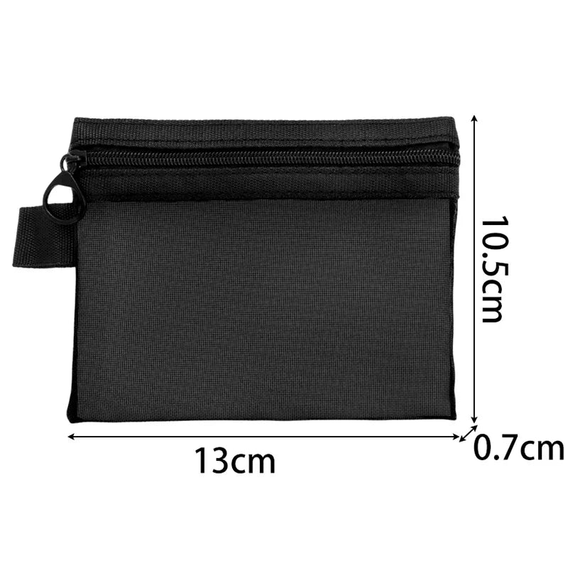 Mesh Clear Cosmetic Bags - Portable Organizer 1/3pcs Clean Vanilla Store