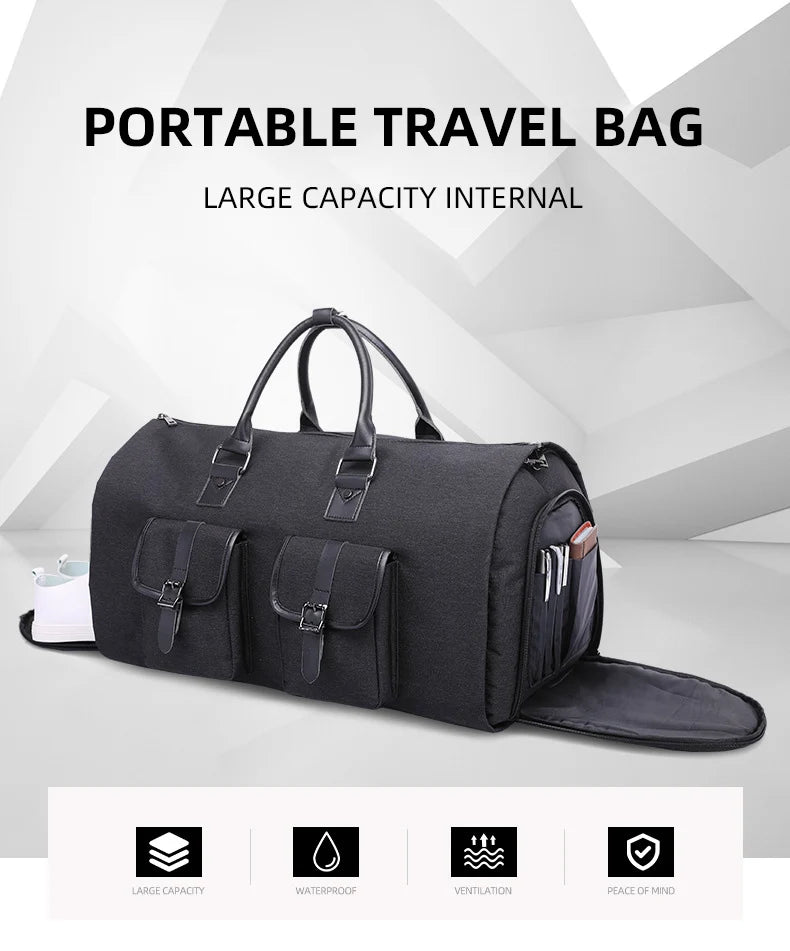 Large Capacity Men's Hand Luggage Bag XM137 Clean Vanilla Store