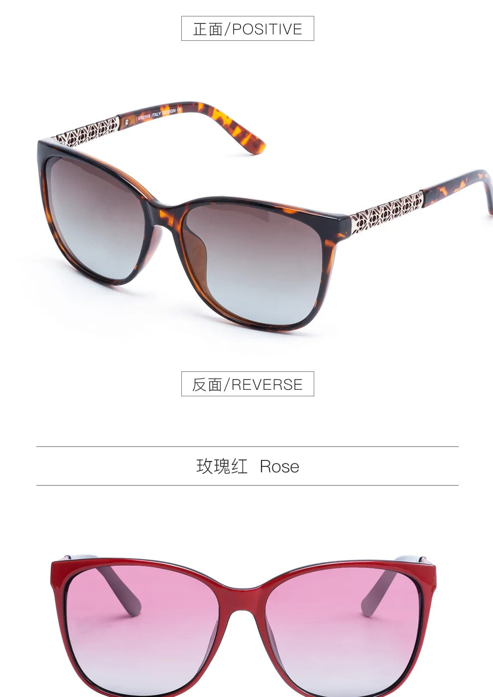 New Fashion TR Memory Frame Polarizing Sunglasses for Women Clean Vanilla Store