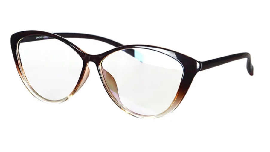 SHINU Women Cat Eye TR90 Anti Blue Light Glasses Clean Vanilla Store