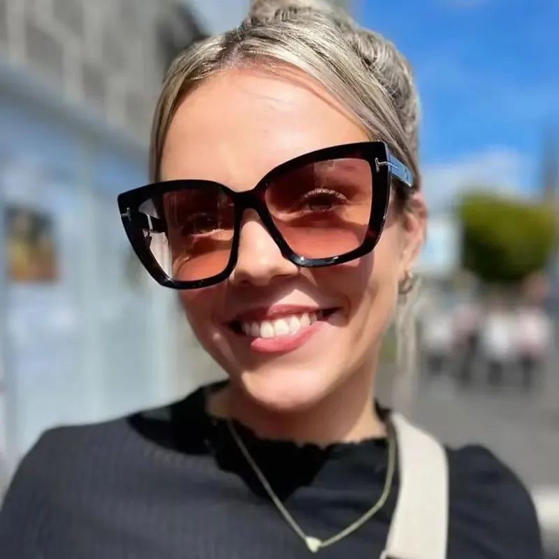 Brand Designer Cat Eye Sunglasses Women Vintage 2024 Clean Vanilla Store