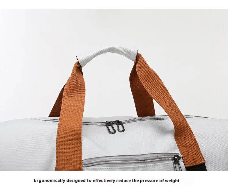 Large Capacity Travel Gym Bag Waterproof Design Clean Vanilla Store