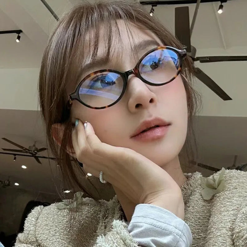 Vintage Oval Sunglasses for Women UV400 Luxury Clean Vanilla Store