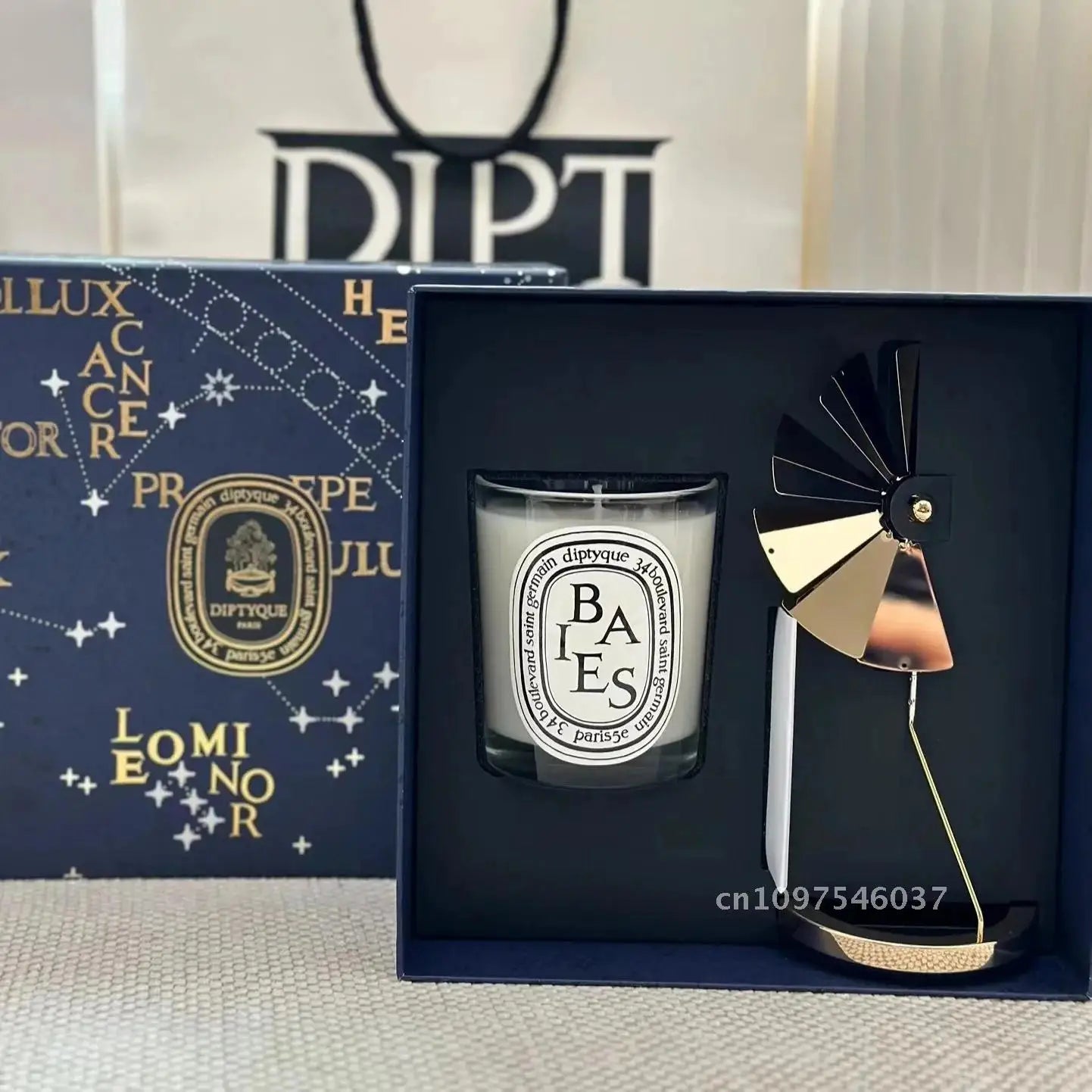 Diptyques Aromatherapy Candle Natural Plant Scented Gift Clean Vanilla Store