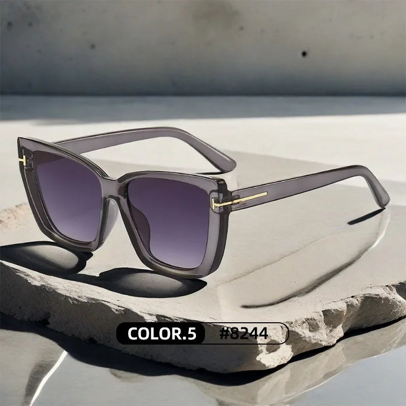 Brand Designer Cat Eye Sunglasses Women Vintage 2024 Clean Vanilla Store