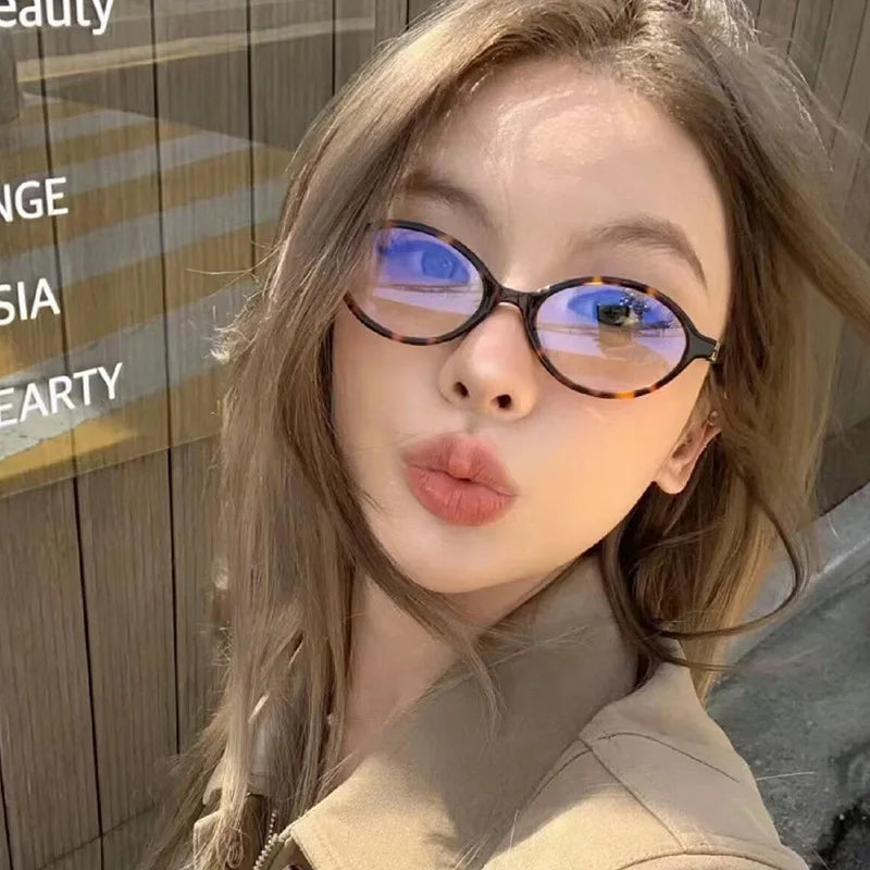 Vintage Oval Sunglasses for Women UV400 Luxury Clean Vanilla Store