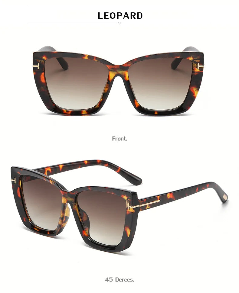 Brand Designer Cat Eye Sunglasses Women Vintage 2024 Clean Vanilla Store