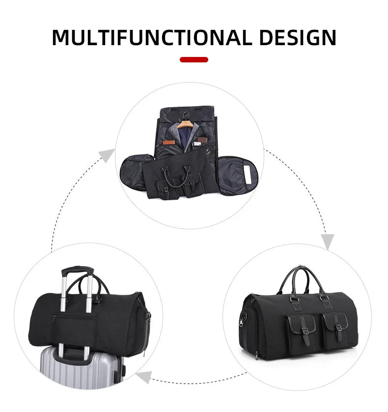 Large Capacity Men's Hand Luggage Bag XM137 Clean Vanilla Store