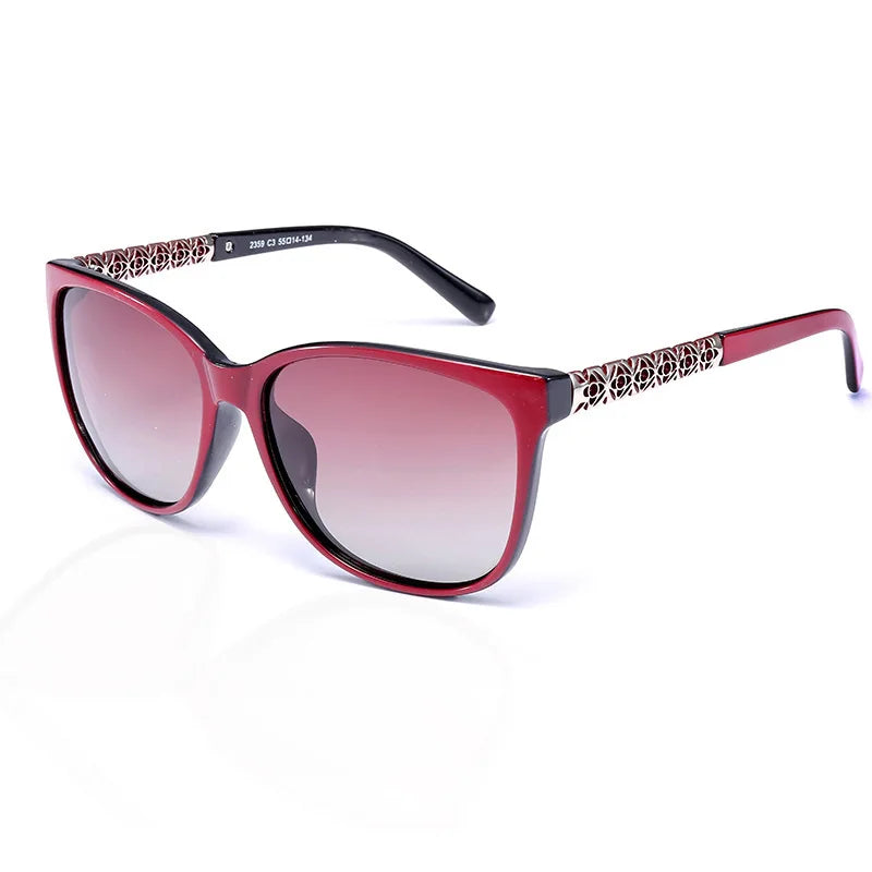 New Fashion TR Memory Frame Polarizing Sunglasses for Women Clean Vanilla Store
