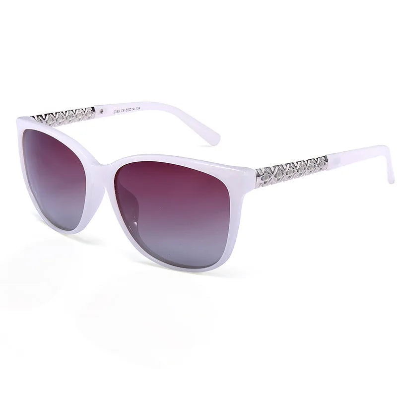 New Fashion TR Memory Frame Polarizing Sunglasses for Women Clean Vanilla Store