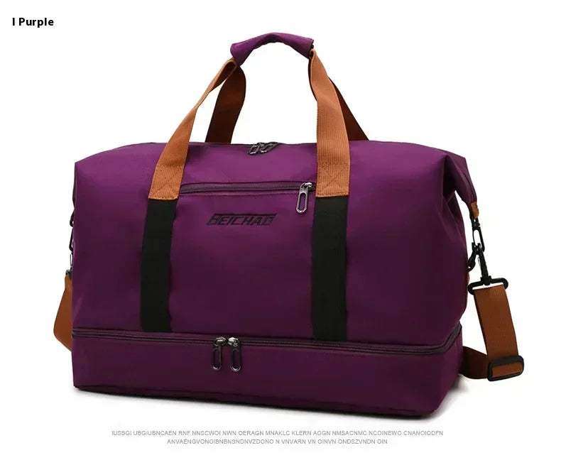 Large Capacity Travel Gym Bag Waterproof Design Clean Vanilla Store