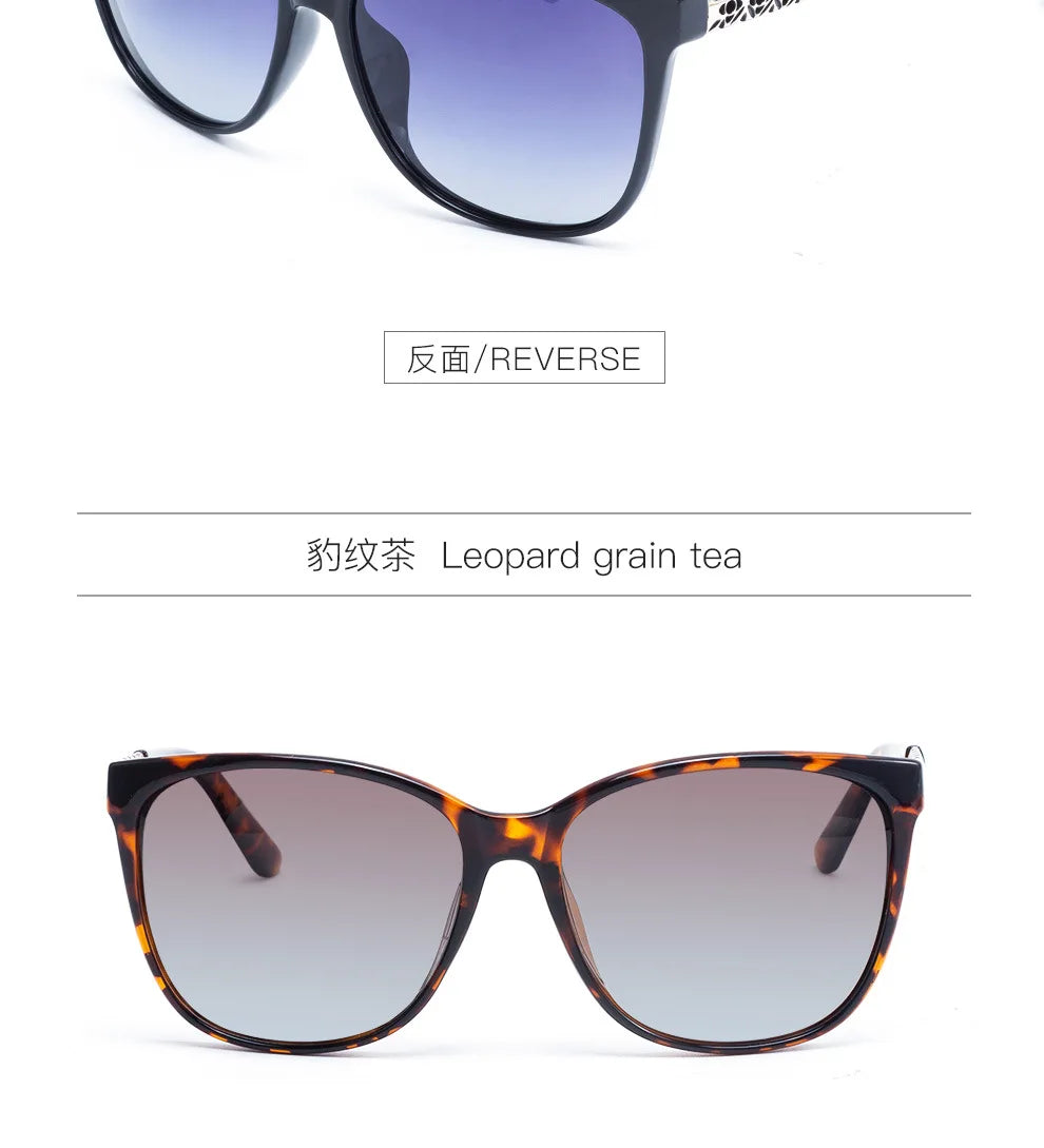 New Fashion TR Memory Frame Polarizing Sunglasses for Women Clean Vanilla Store
