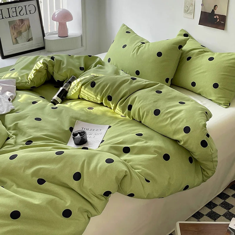 Striped Duvet Set with Pillows for Year-Round Comfort - 3 Piece Clean Vanilla Store