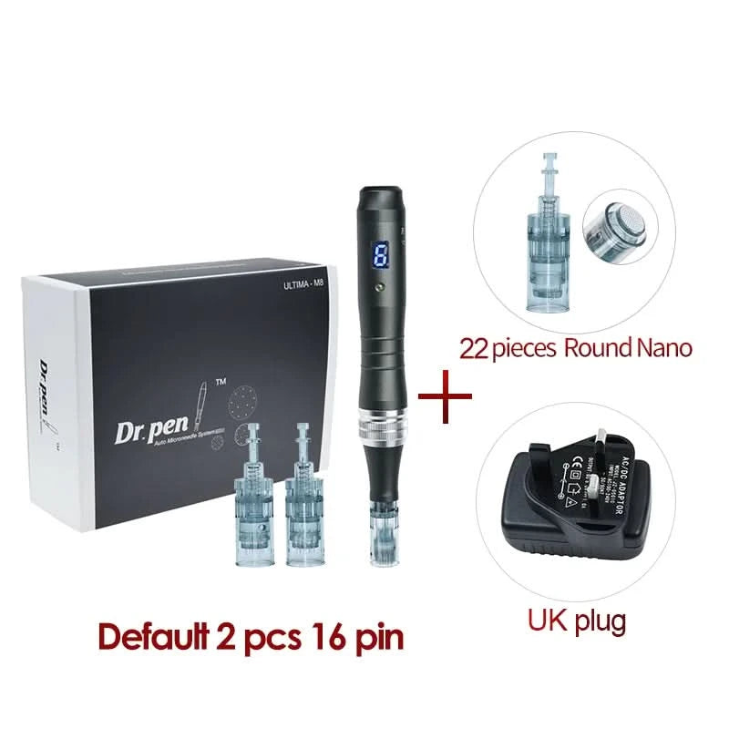 Dr. Pen Ultima M8 Wireless Microneedle Skincare Kit Clean Vanilla Store