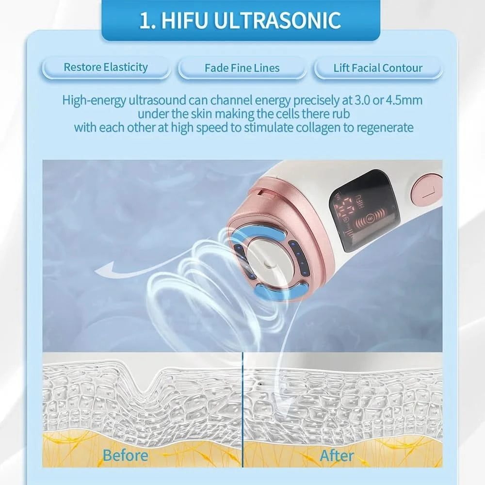Mini HIFU Machine for Youthful Skin Lifting Device Clean Vanilla Store