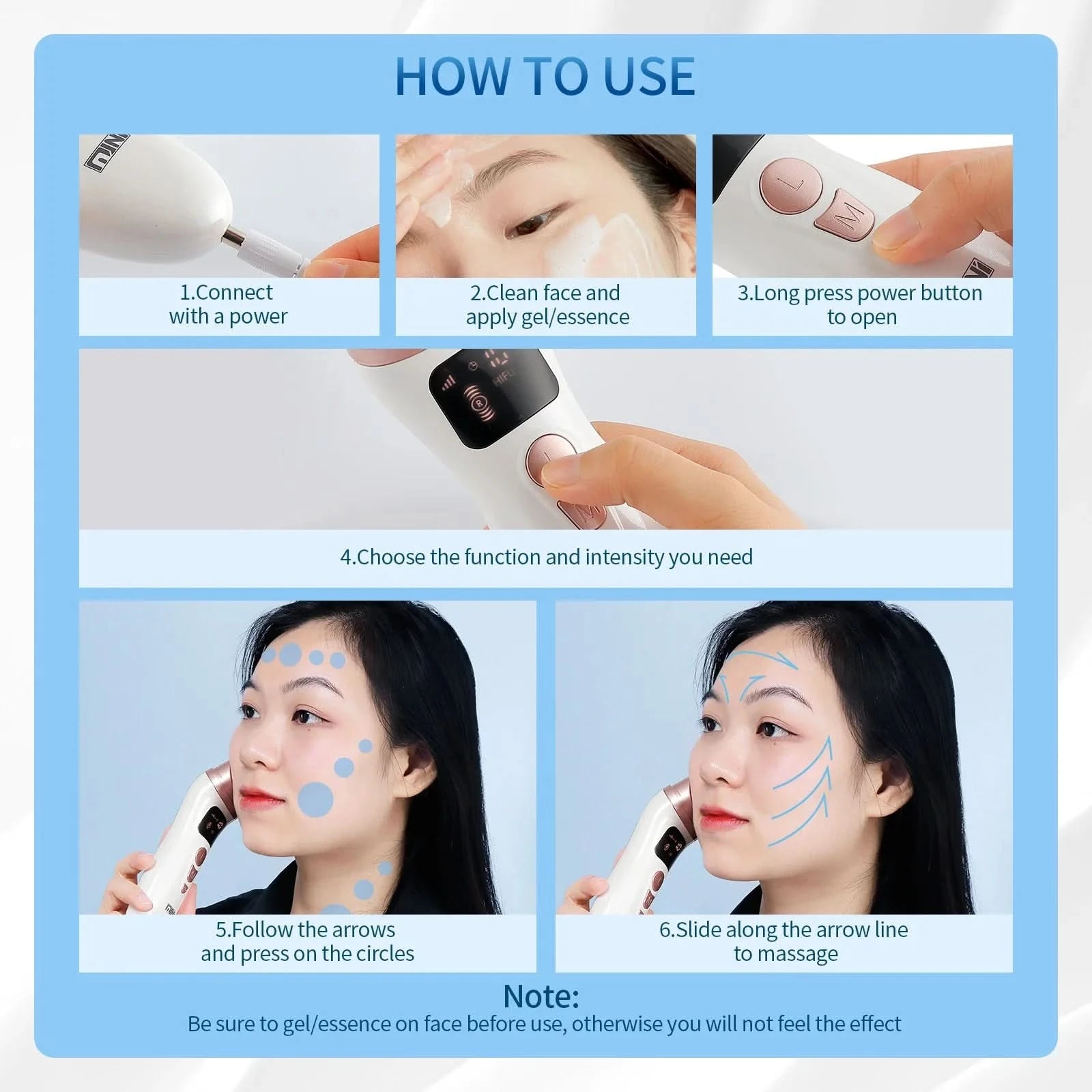 Mini HIFU Machine for Youthful Skin Lifting Device Clean Vanilla Store