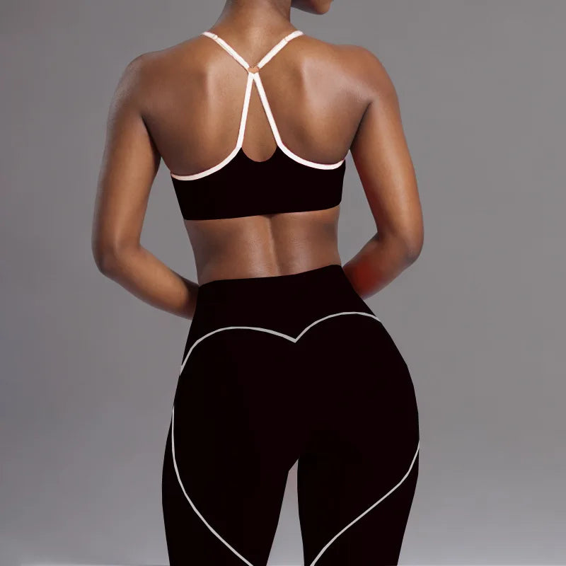 SVEIC Yoga Bra Set with Breathable Fabric for Comfort Clean Vanilla Store