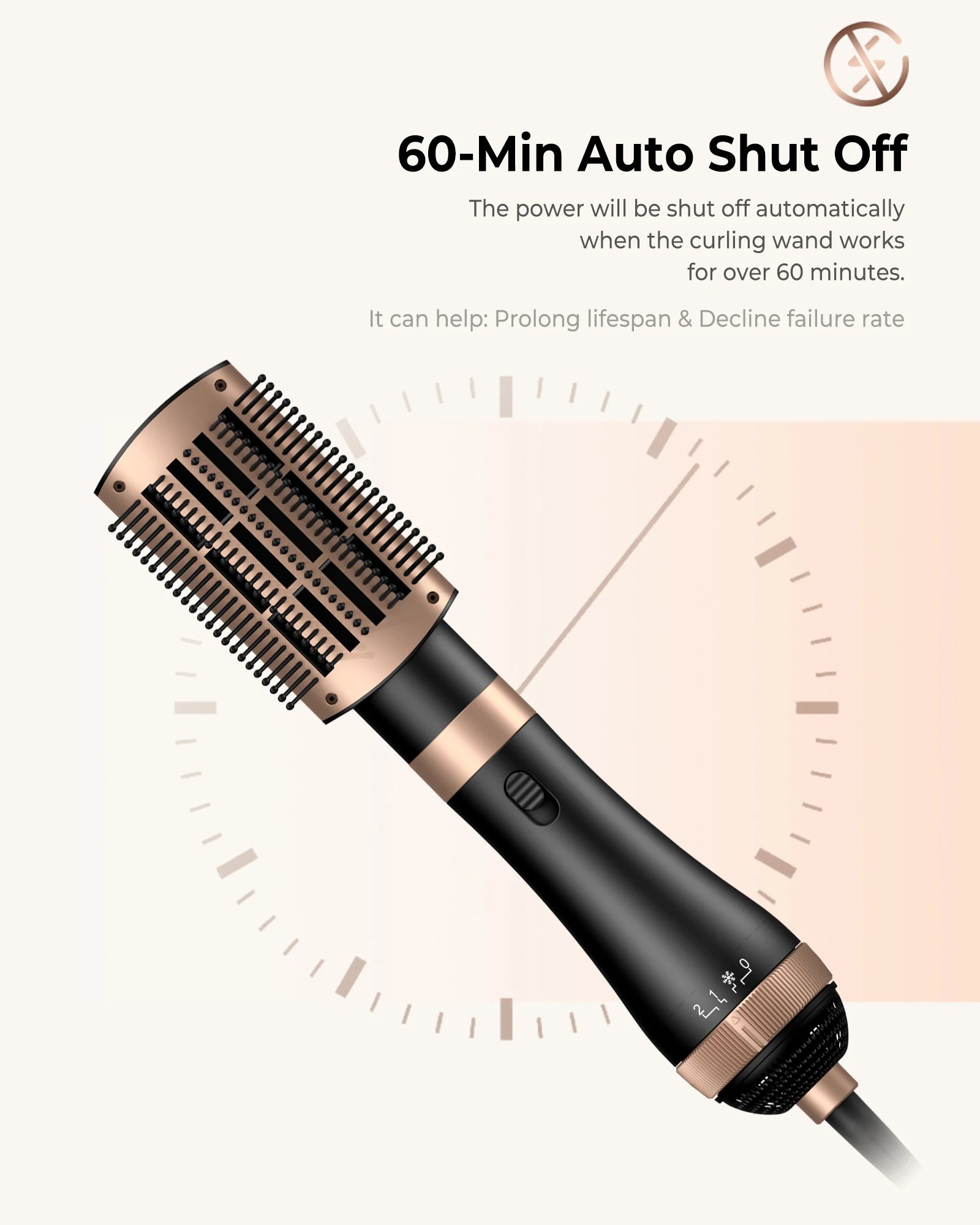 Professional Blow Dryer Brush 4 In 1 for Easy Styling Clean Vanilla Store