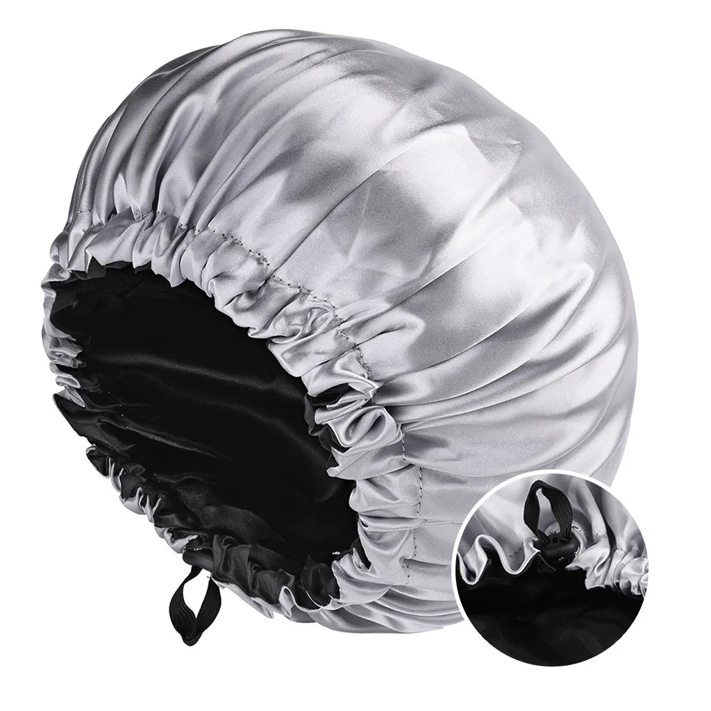 Reversible Silky Satin Bonnet with Soft Feel Clean Vanilla Store