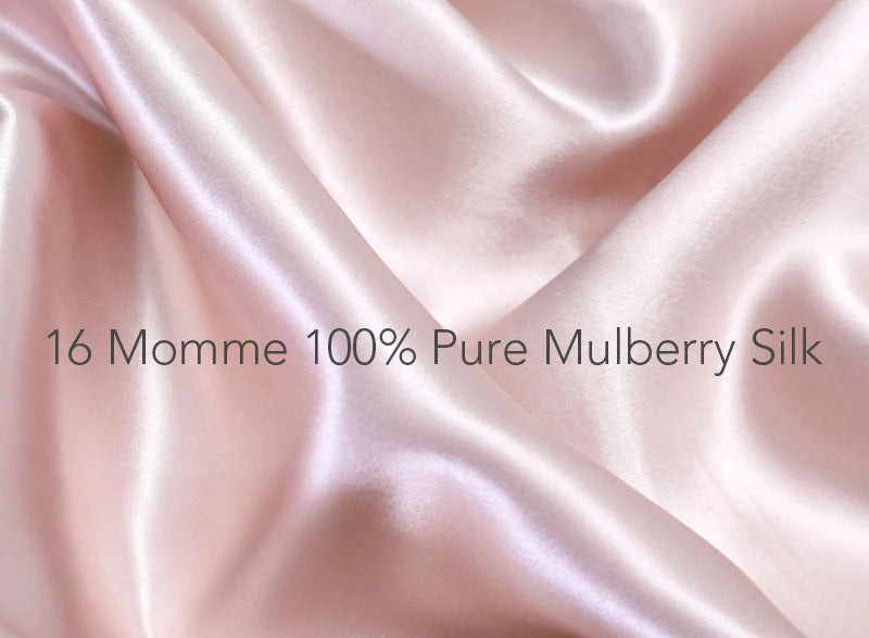 100% Mulberry Silk Long Hair Wrap Bonnet for Women Clean Vanilla Store