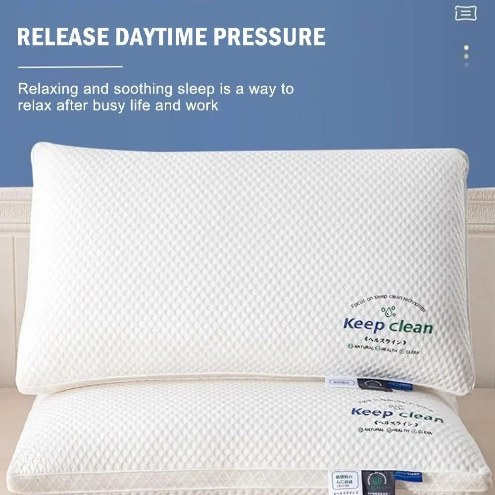 3D Neck Pillow with High Elasticity for Relaxation Clean Vanilla Store