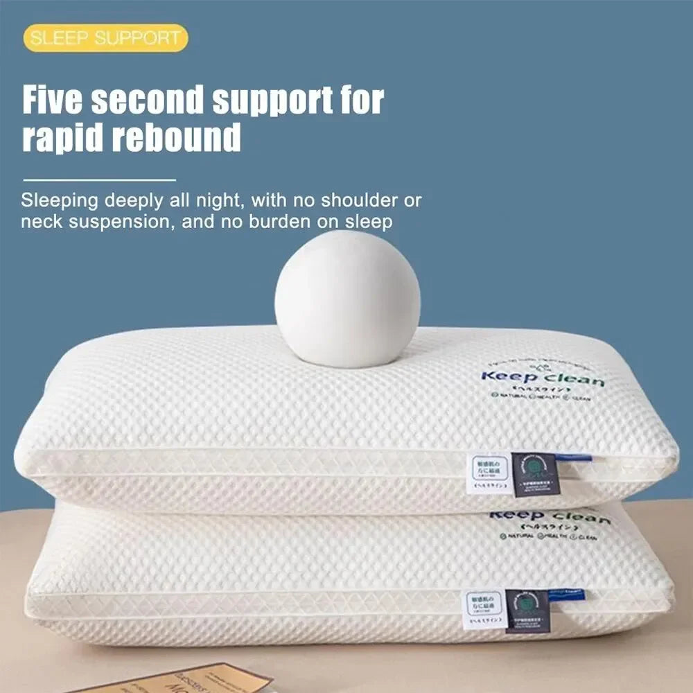 3D Neck Pillow with High Elasticity for Relaxation Clean Vanilla Store