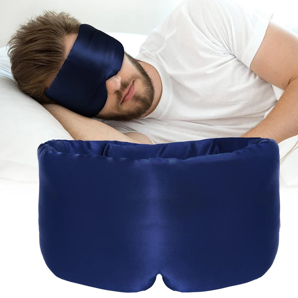 100% Mulberry Silk Sleeping Eye Mask for Comfort Clean Vanilla Store