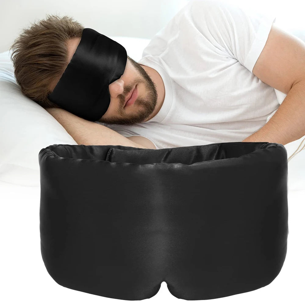 100% Mulberry Silk Sleeping Eye Mask for Comfort Clean Vanilla Store